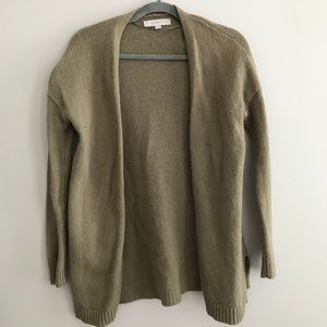 Olive LOFT open cardigan